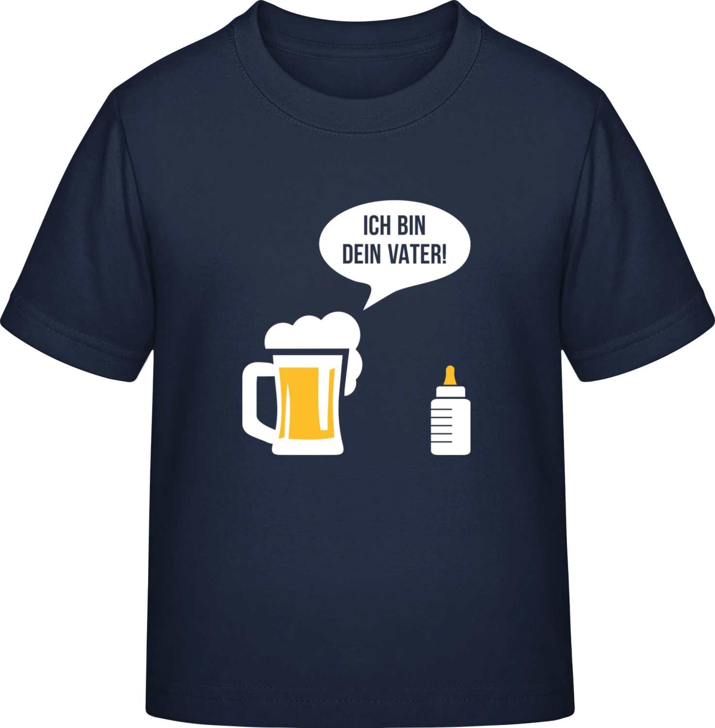 Bier - Ich bin dein Vater - Navy Exact 190 Kids - Front