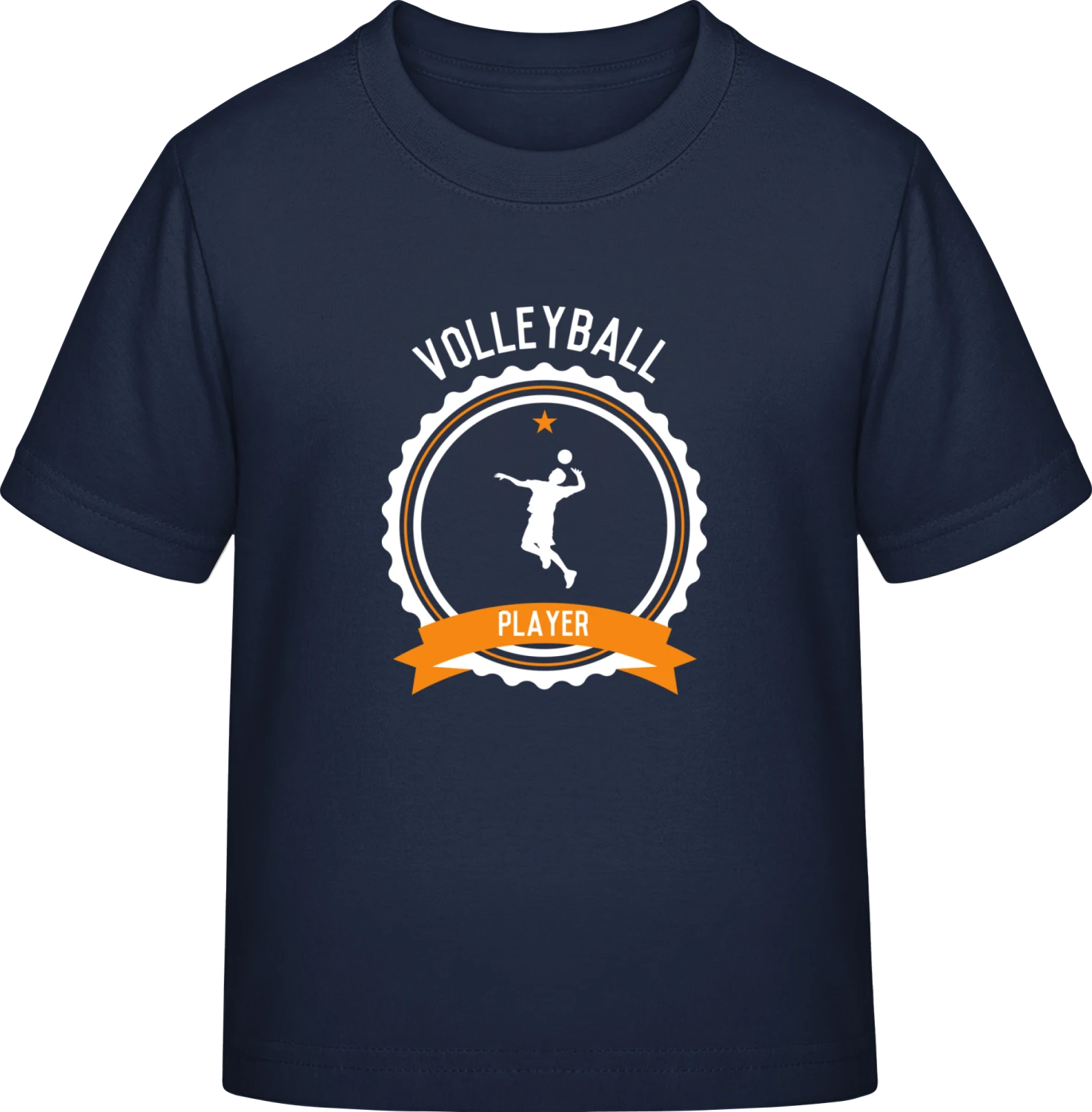 Volleyball Player - Navy Exact 190 Kids - Front