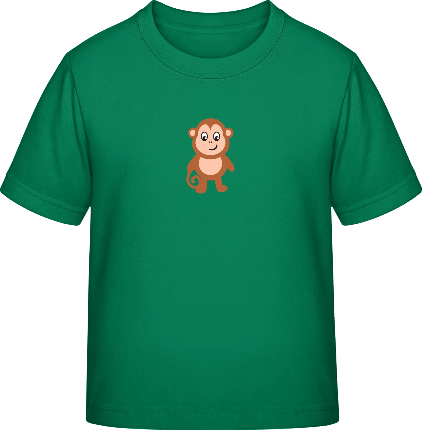 Affe Illustration - Kelly Green Exact 190 Kids - Front