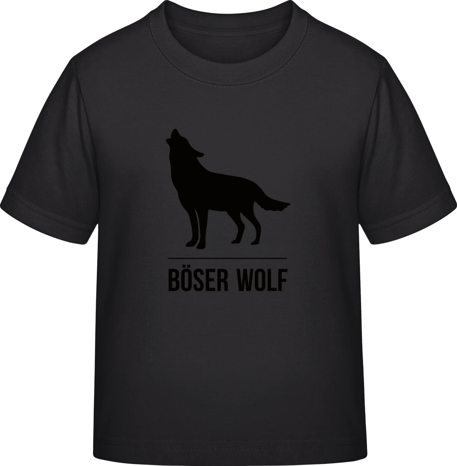 Böser Wolf - Black Exact 190 Kids - Front