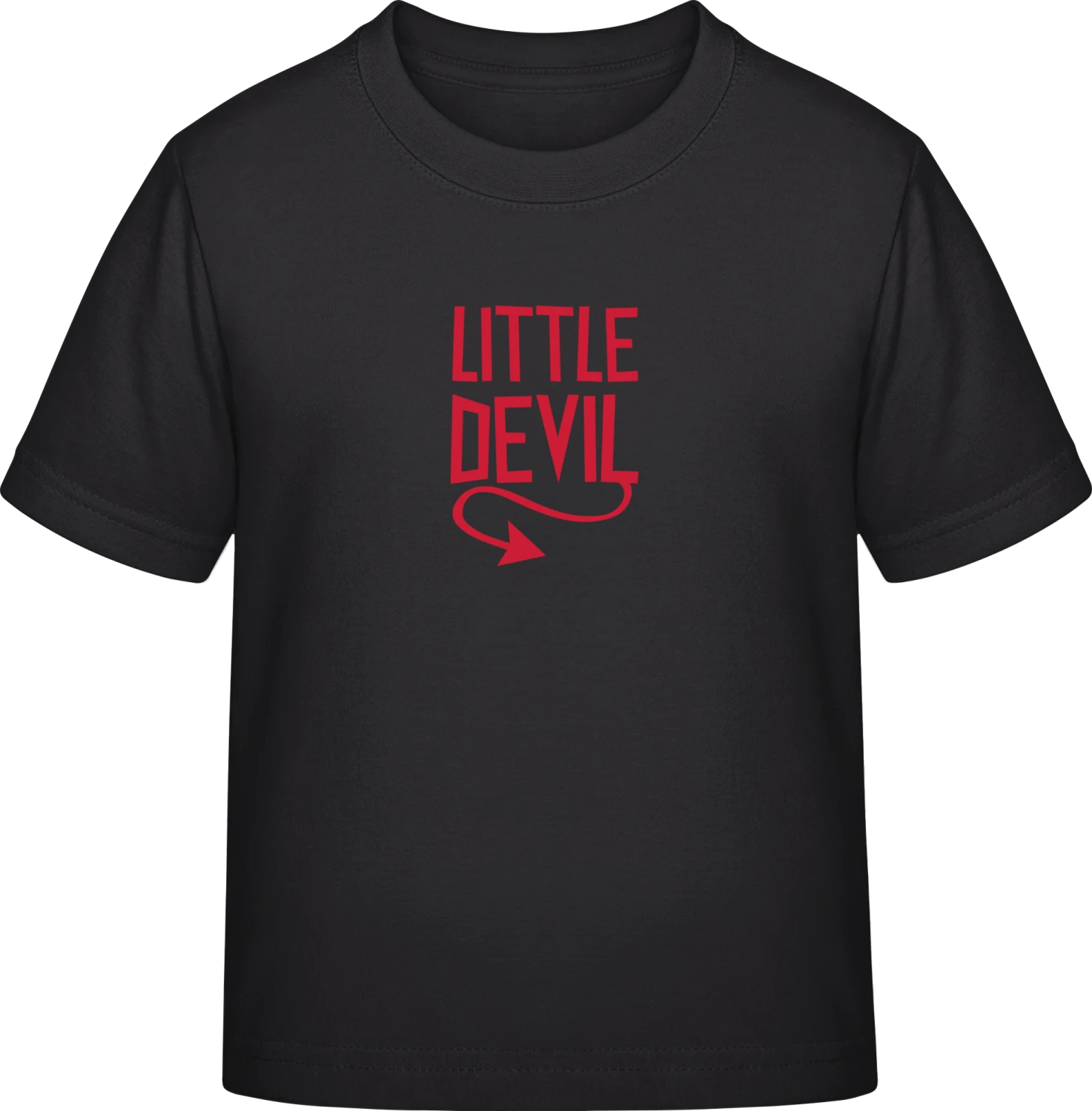 Little Devil Typo - Black Exact 190 Kids - Front