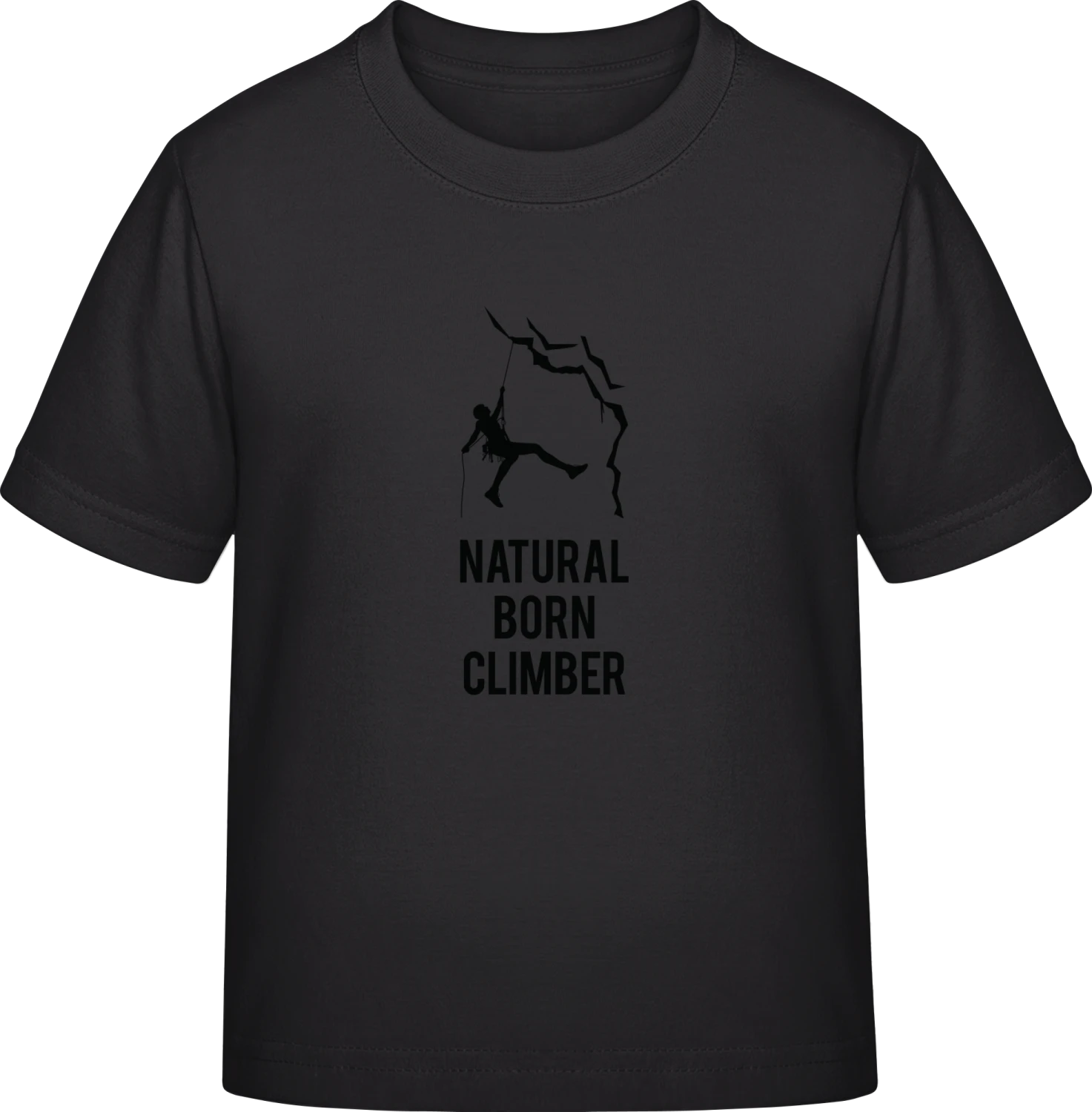 Natural Born Climber - Black Exact 190 Kids - Front