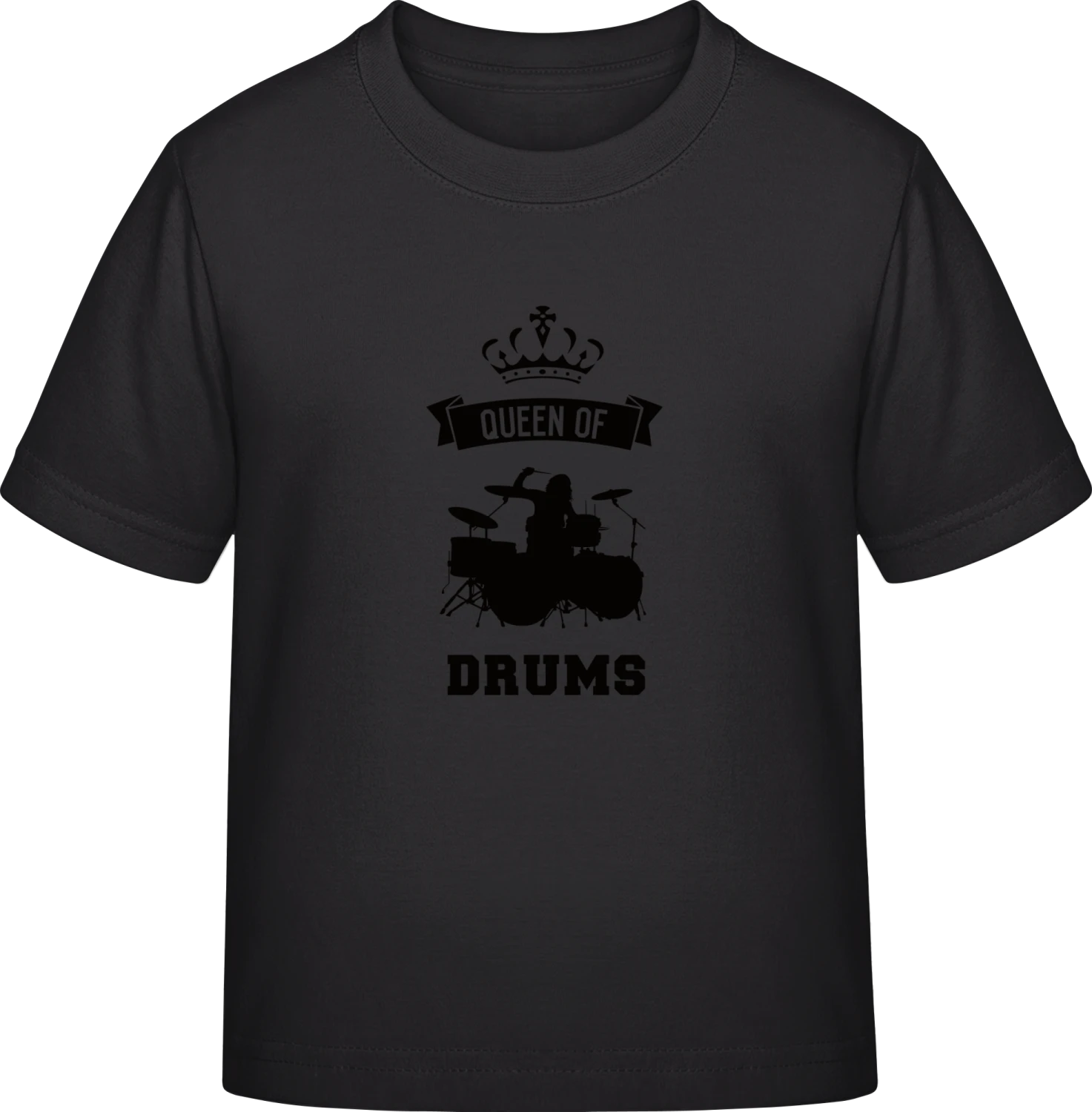 Queen Of Drums - Black Exact 190 Kids - Front