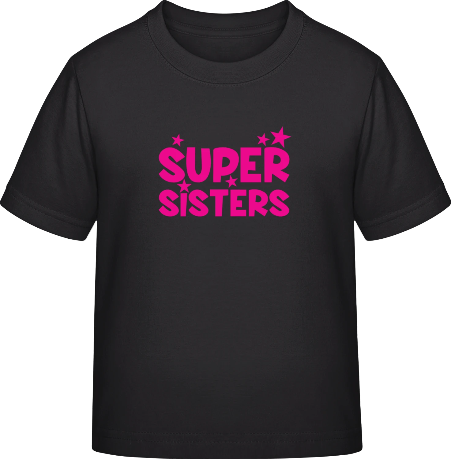 Super Sisters - Black Exact 190 Kids - Front