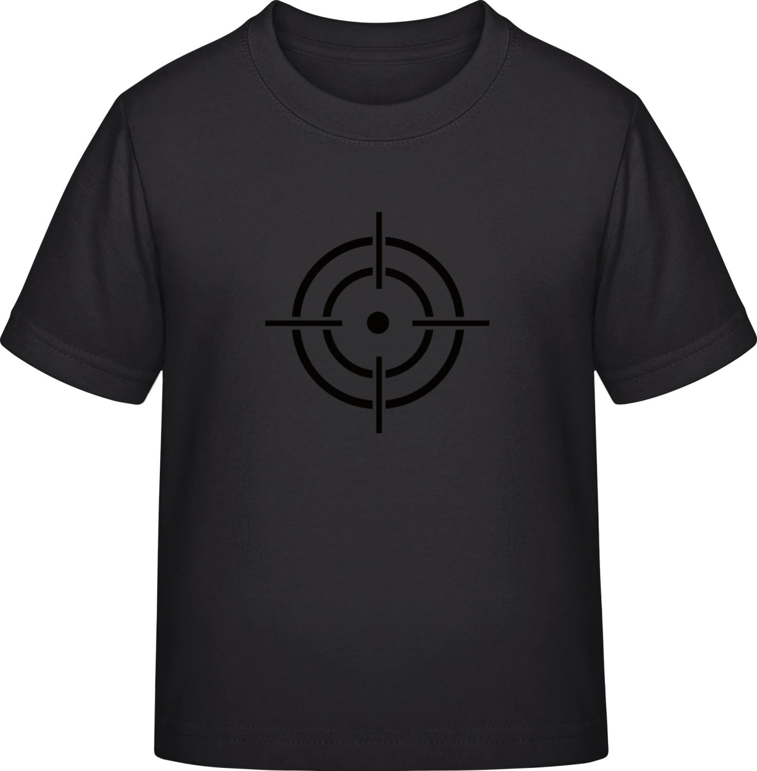 Shooting Target Logo - Black Exact 190 Kids - Front