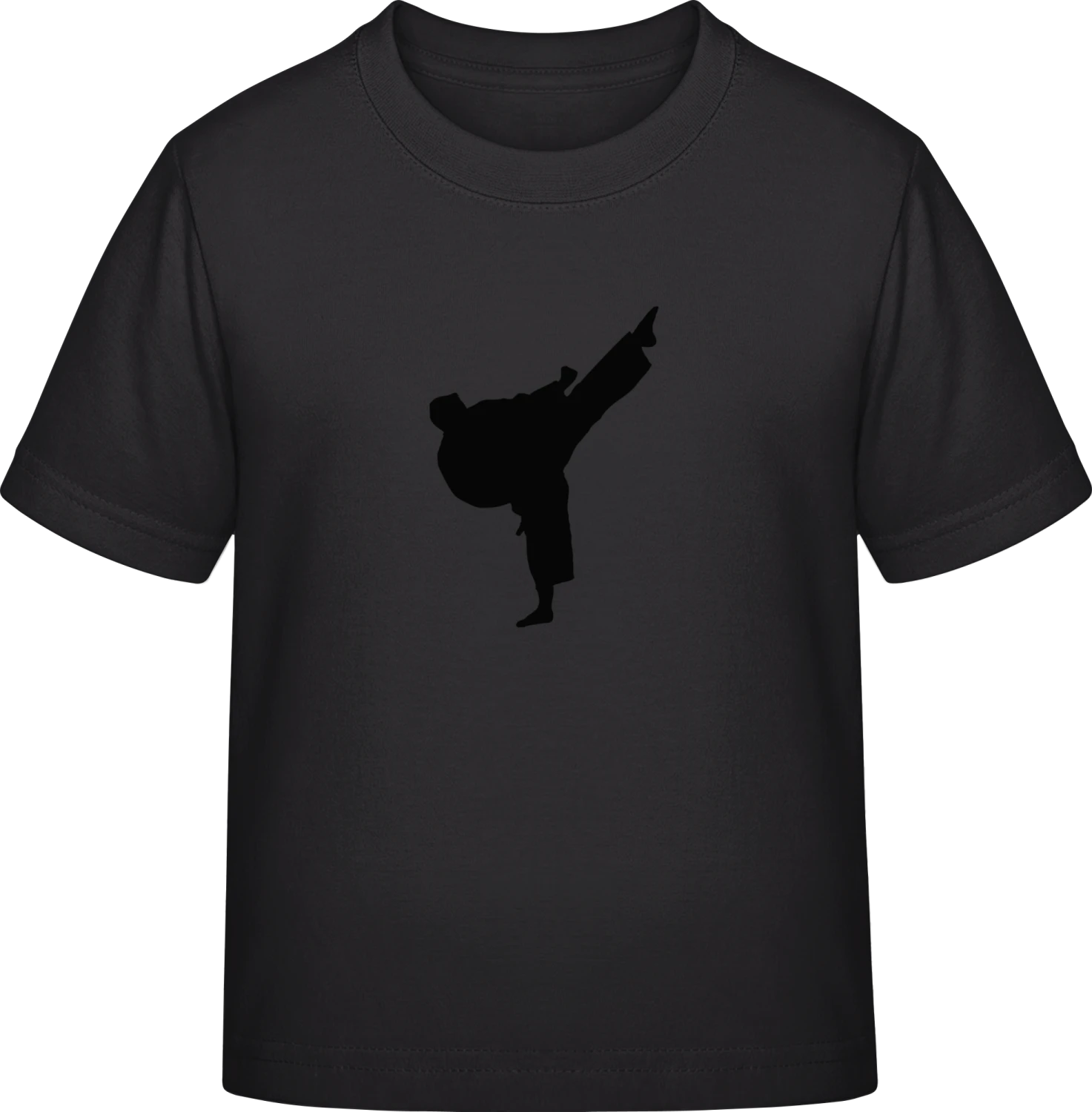 Taekwondo Fighter - Black Exact 190 Kids - Front