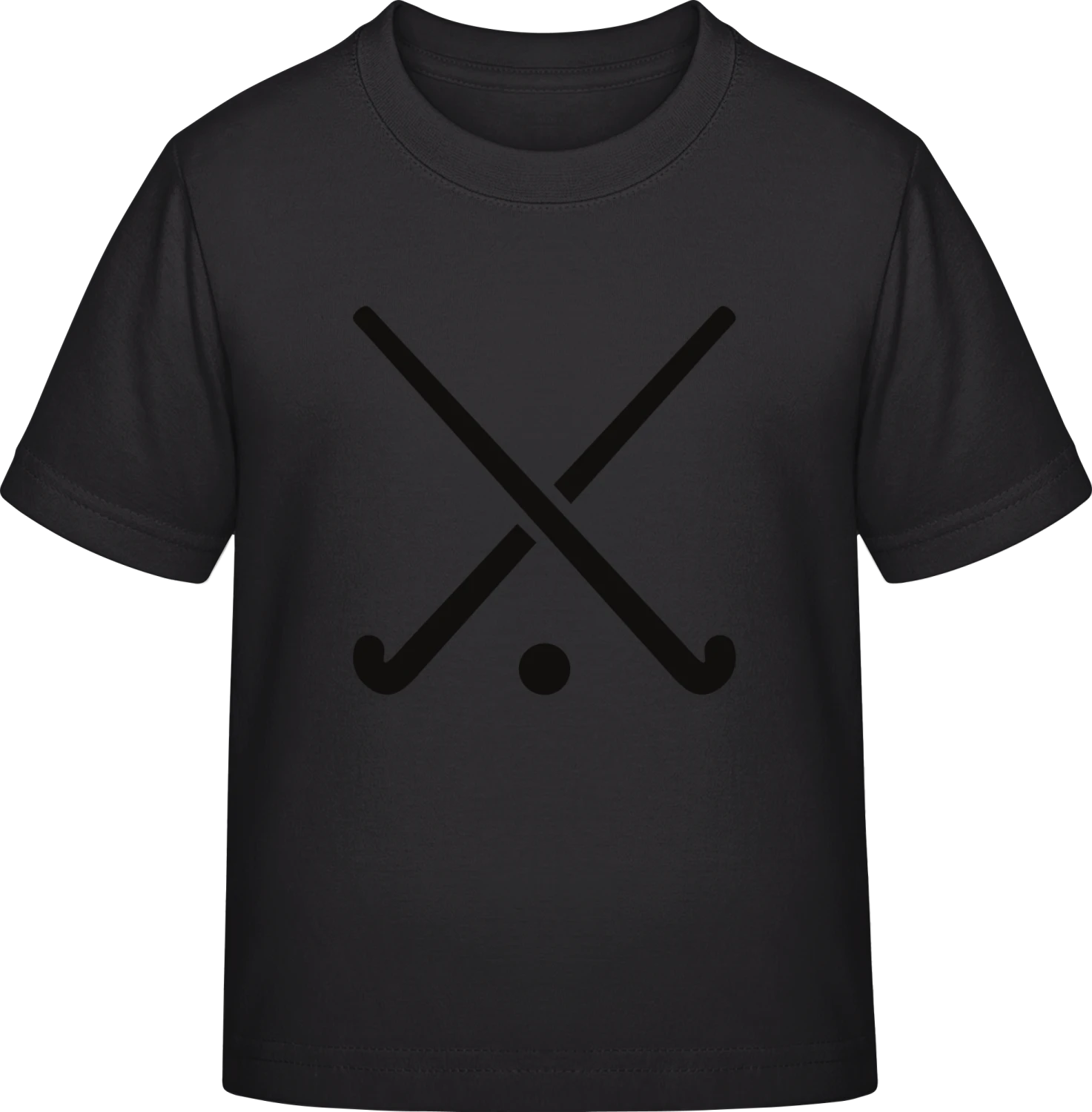 Field Hockey Logo - Black Exact 190 Kids - Front