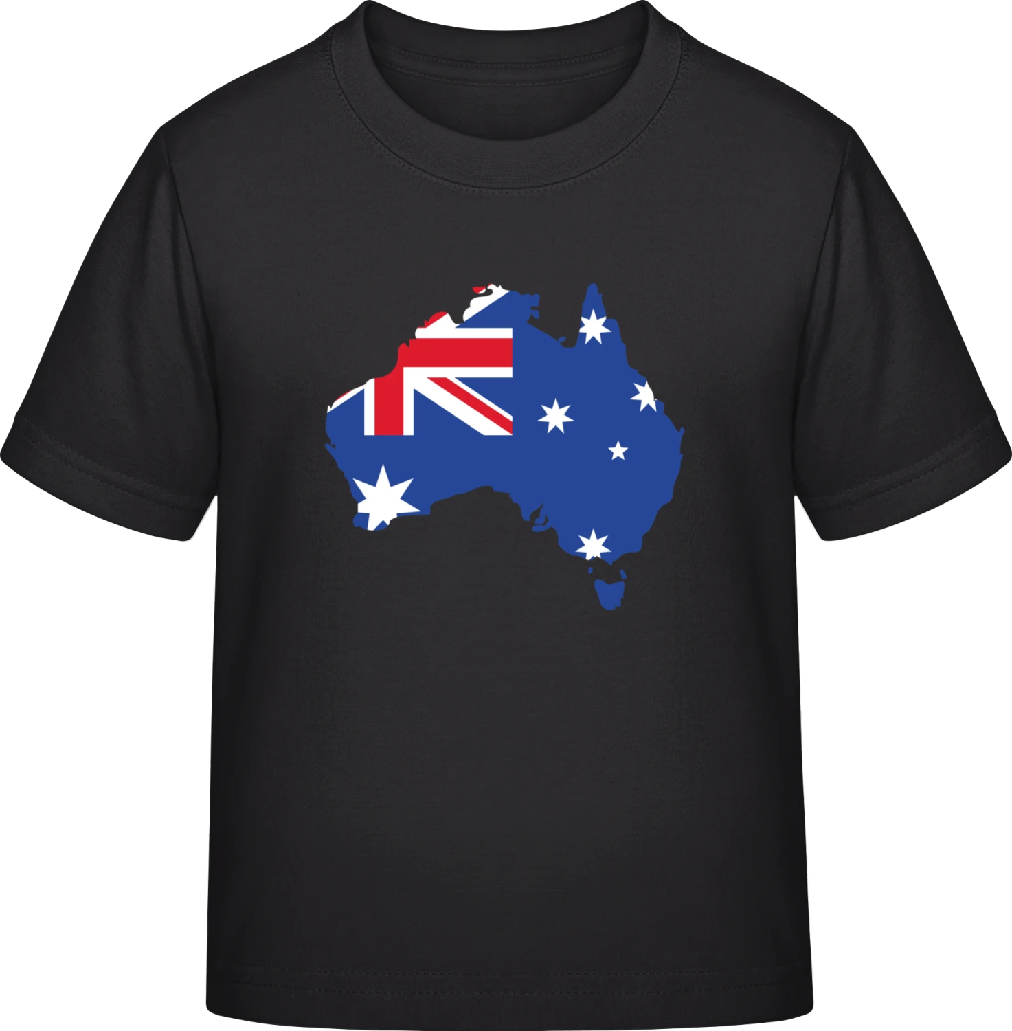 Australien Landkarte - Black Exact 190 Kids - Front