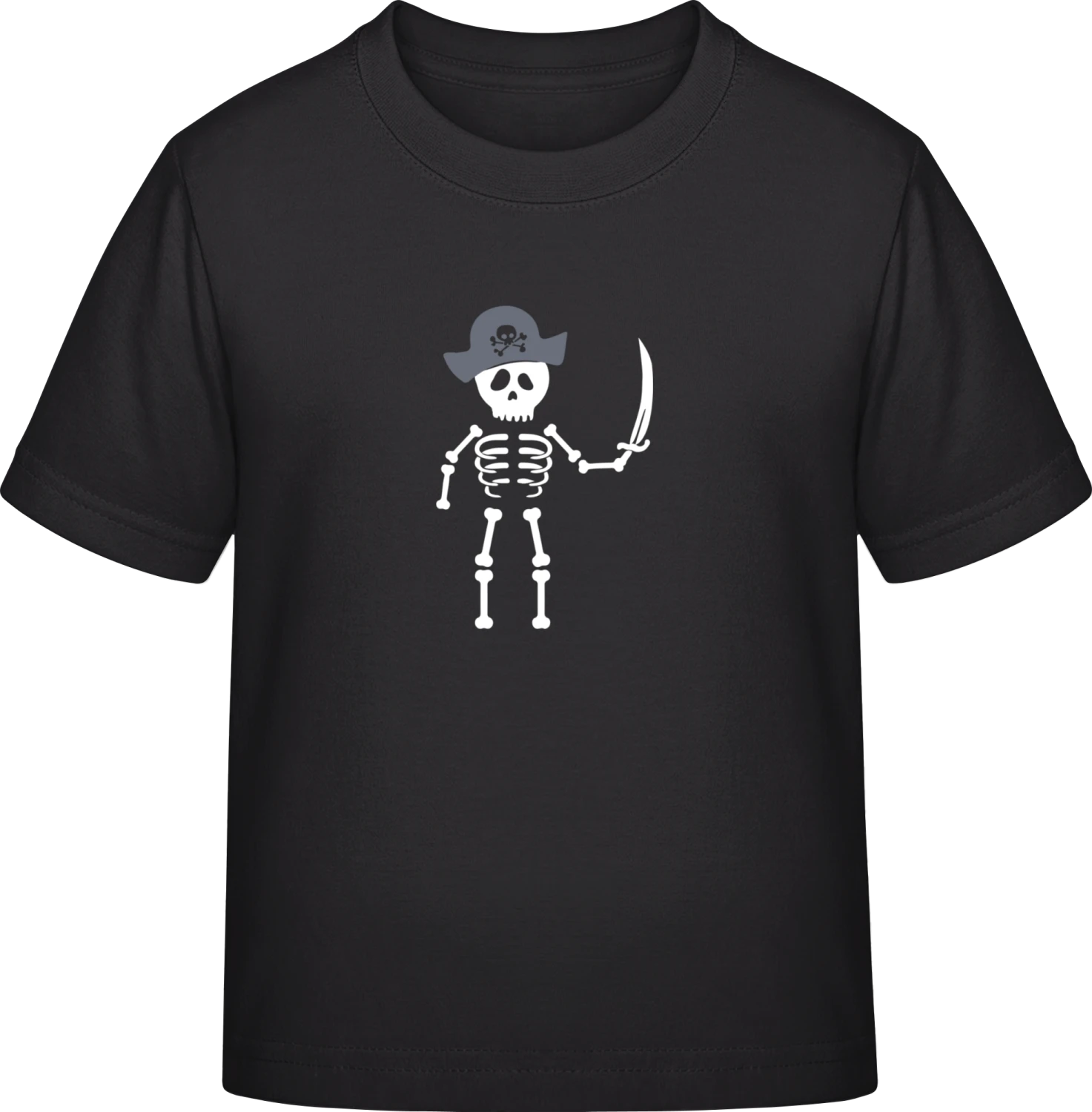 Dead Pirate - Black Exact 190 Kids - Front