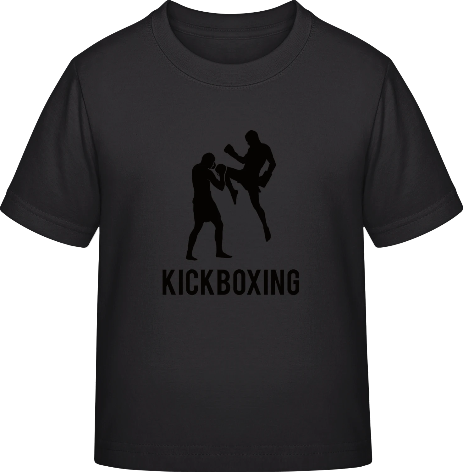 Kickboxing Scene - Black Exact 190 Kids - Front