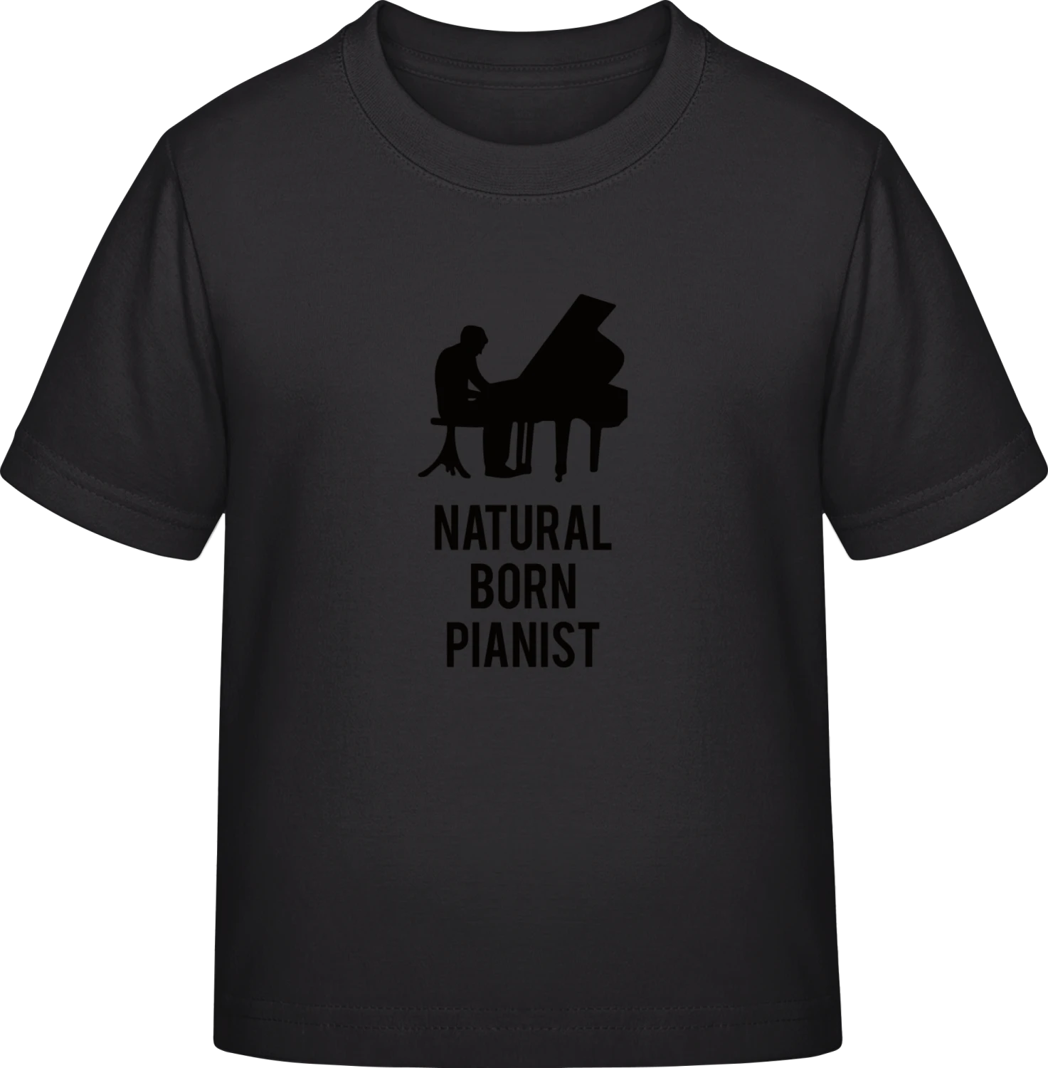 Natural Born Pianist - Black Exact 190 Kids - Front