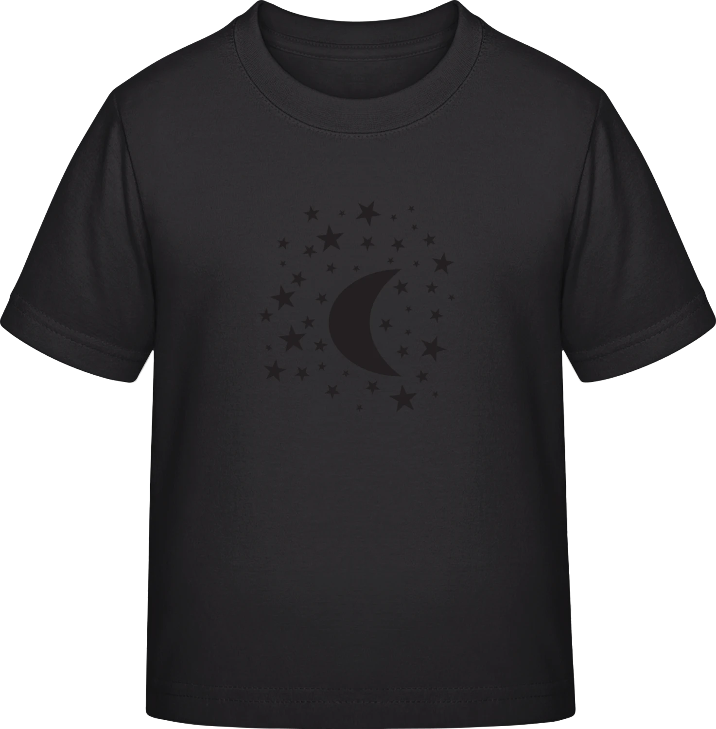 Mond und Sterne - Black Exact 190 Kids - Front