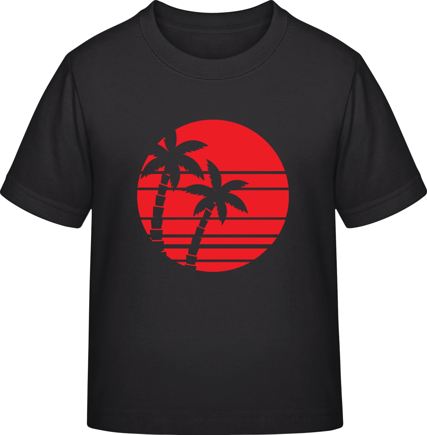 Palms Sunset - Black Exact 190 Kids - Front