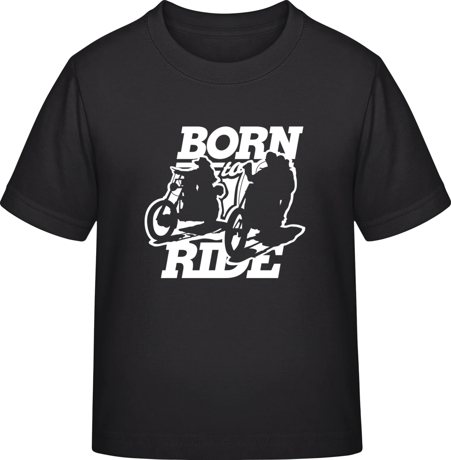 Born To Ride - Black Exact 190 Kids - Front