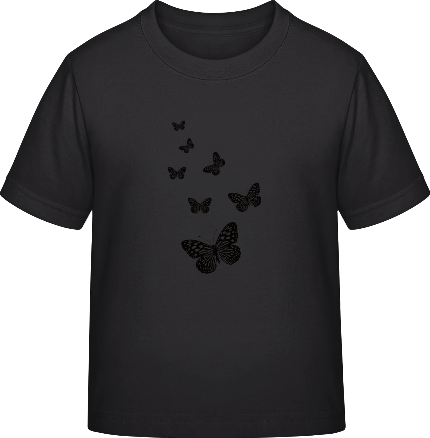 Butterflies Illustation - Black Exact 190 Kids - Front