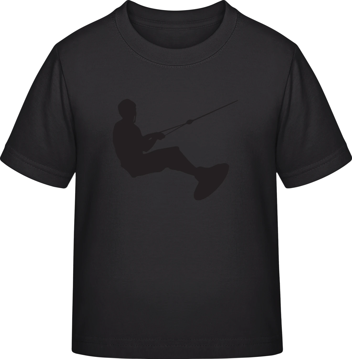 Kite Surfer - Black Exact 190 Kids - Front