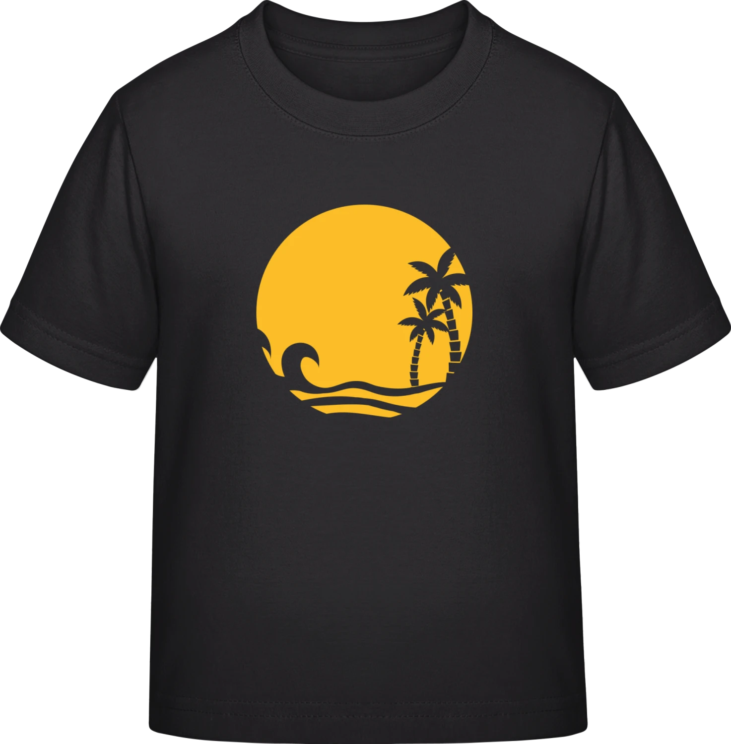 Sunny Beach - Black Exact 190 Kids - Front