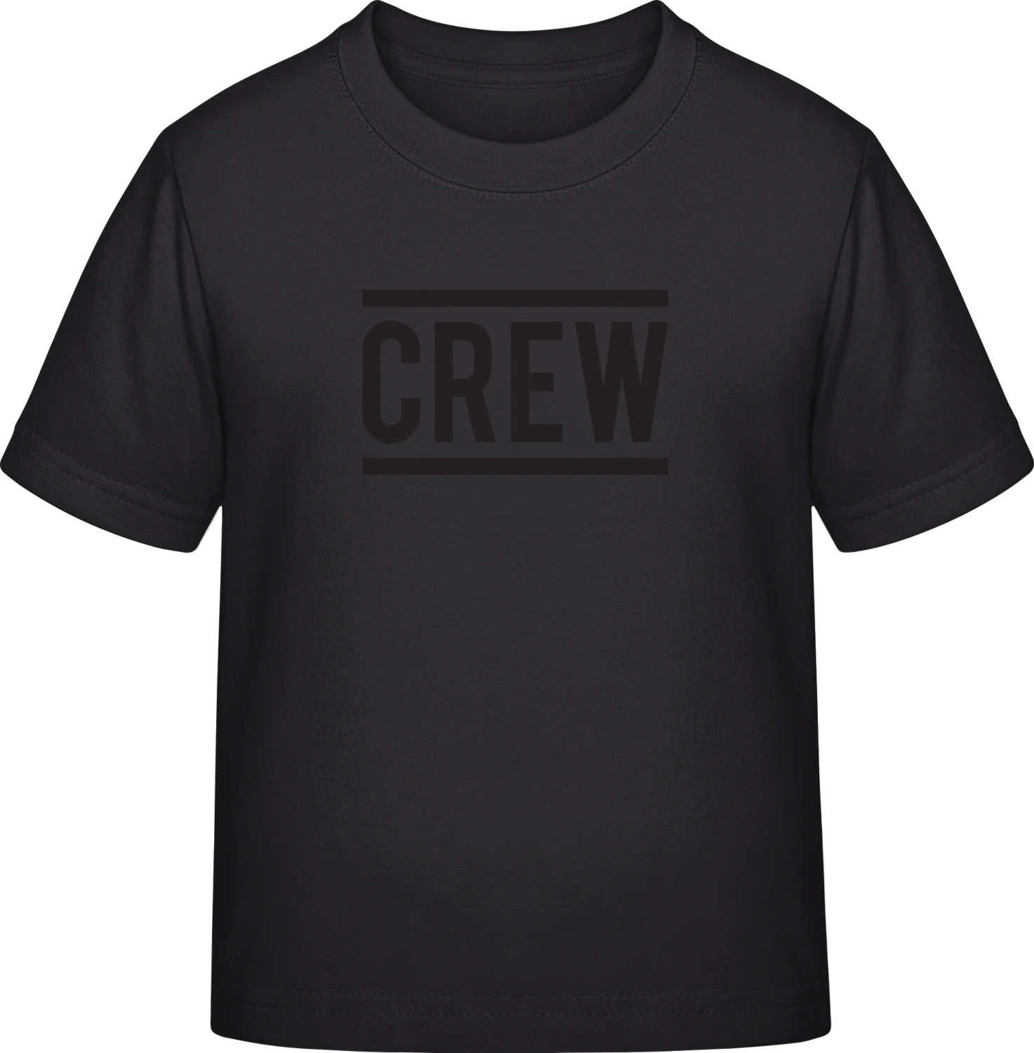 Crew - Black Exact 190 Kids - Front