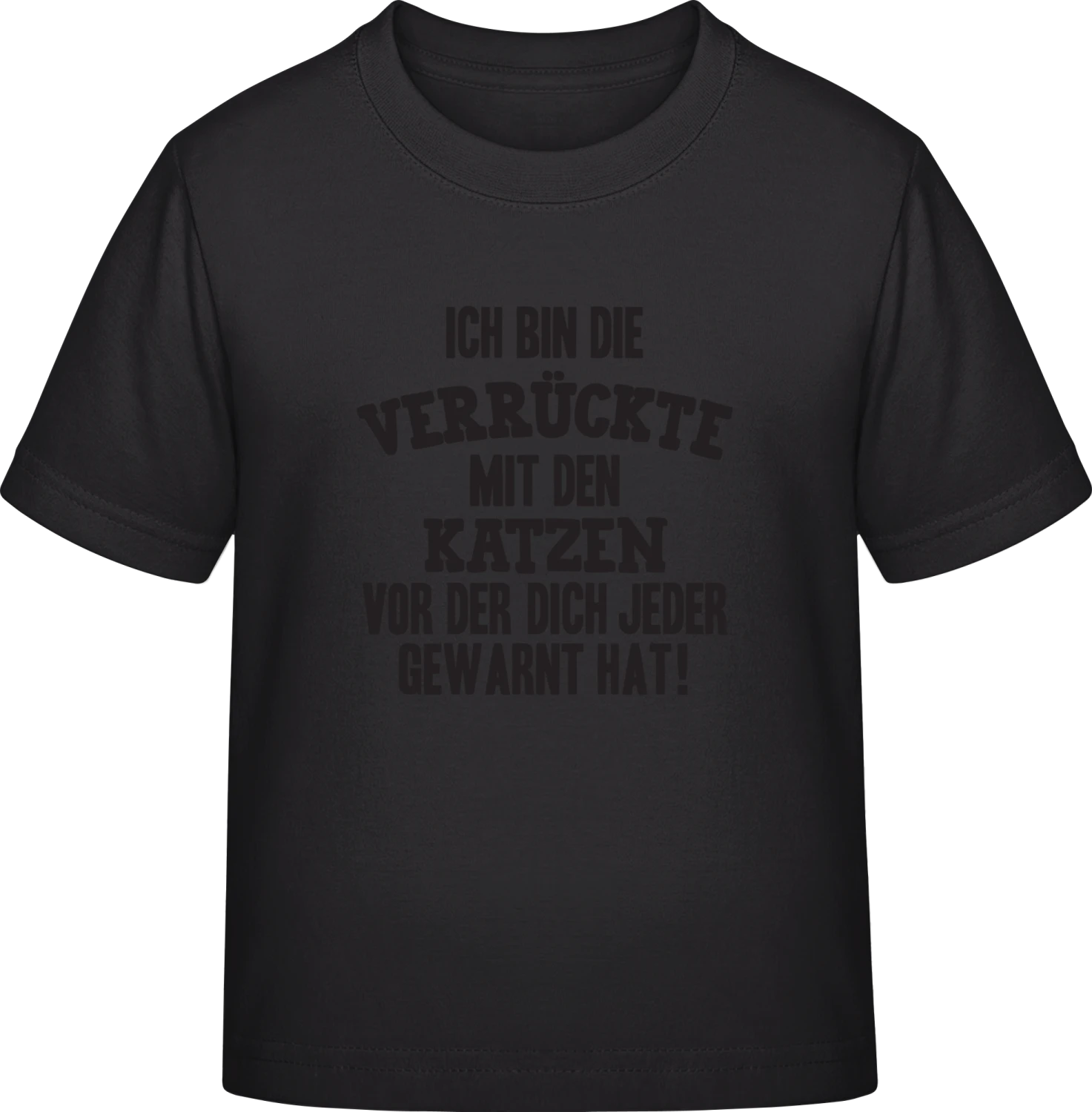 Verrückte mit den Katzen - Black Exact 190 Kids - Front