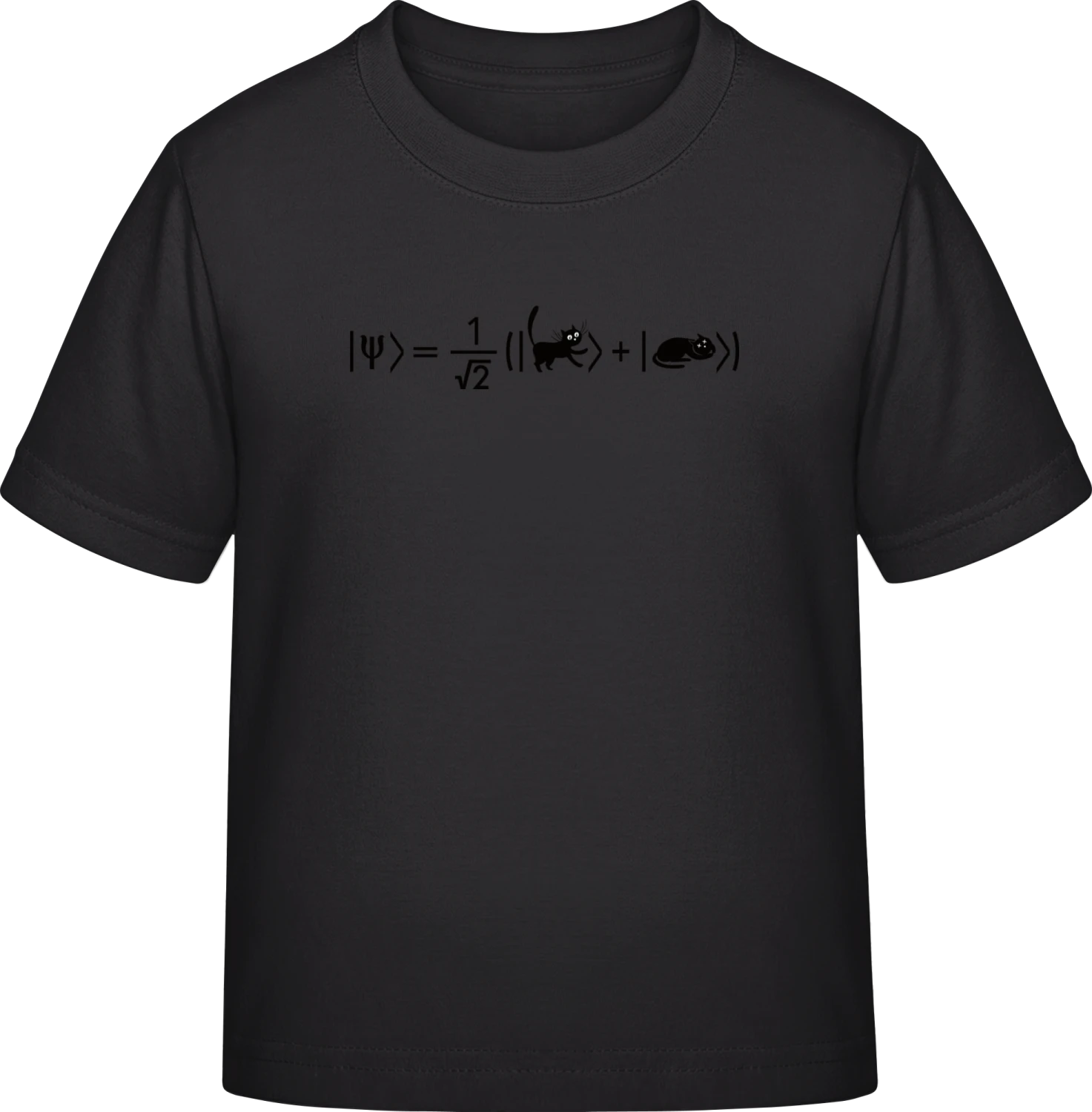 Schrödinger's Cat Formula - Black Exact 190 Kids - Front