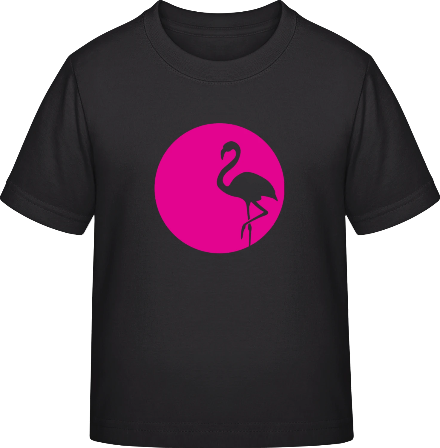 Flamingo Silhouette Moonshine - Black Exact 190 Kids - Front