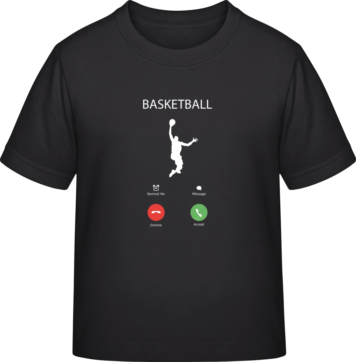 Basketball Mobile Phone - Black Exact 190 Kids - Front