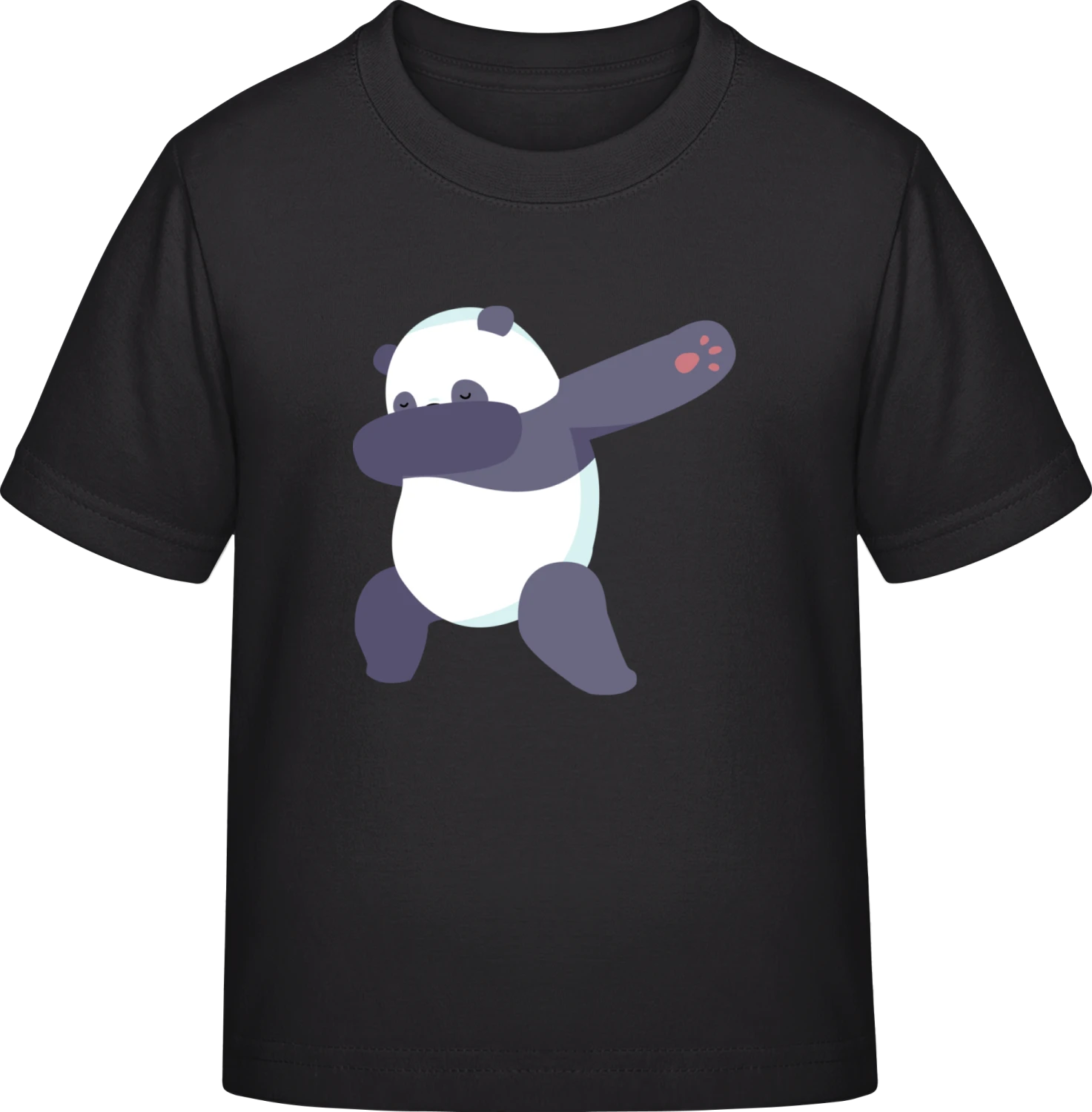 Panda Dabbing - Black Exact 190 Kids - Front