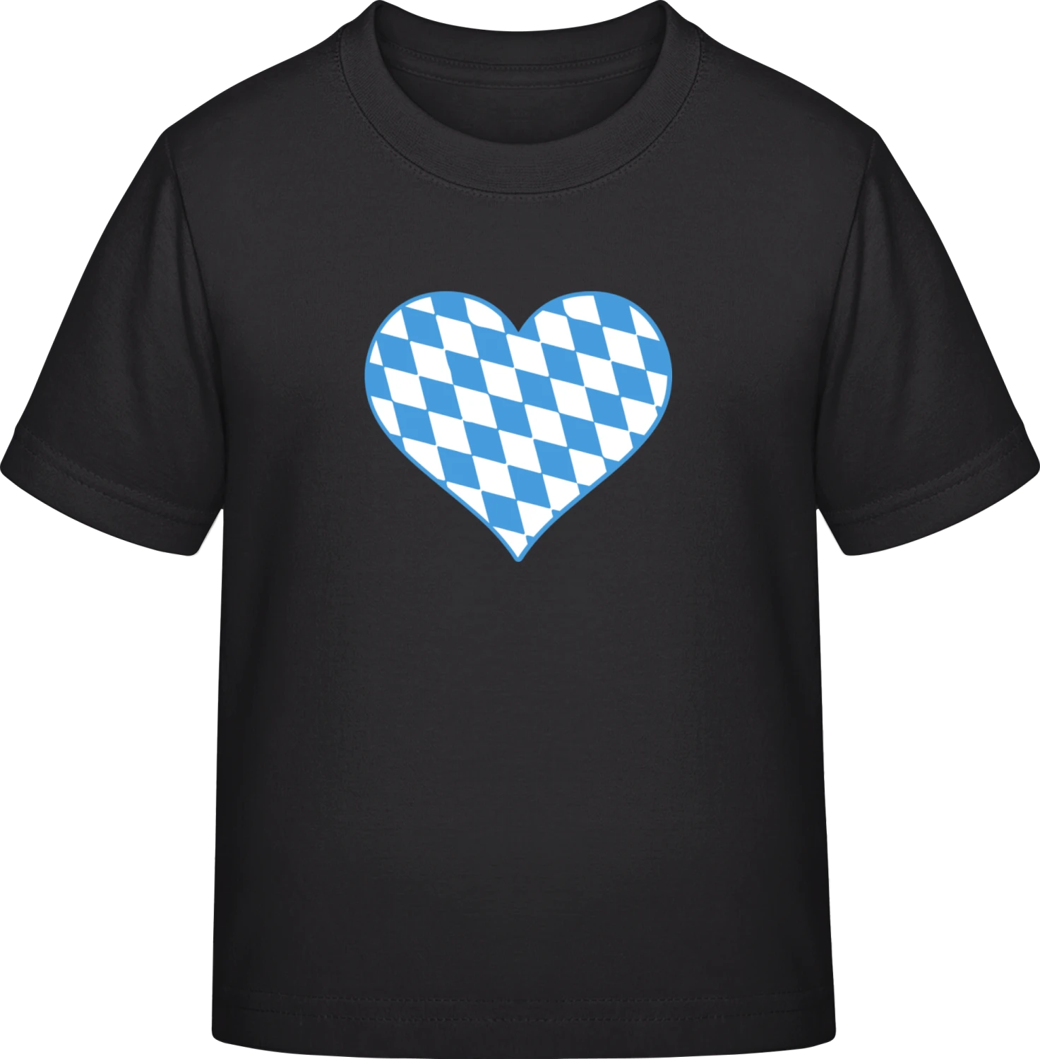 Bavaria Heart - Black Exact 190 Kids - Front