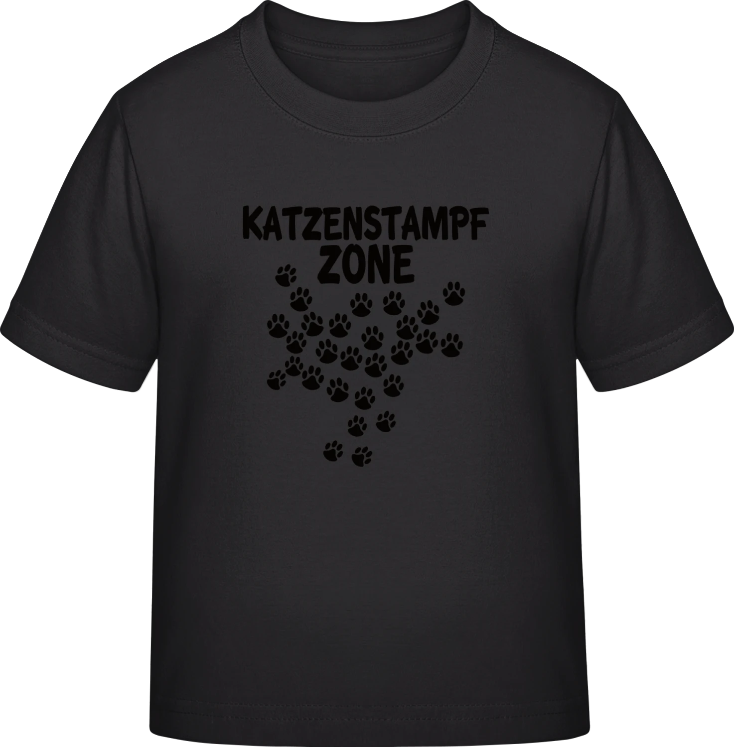 Katzenstampfzone - Black Exact 190 Kids - Front