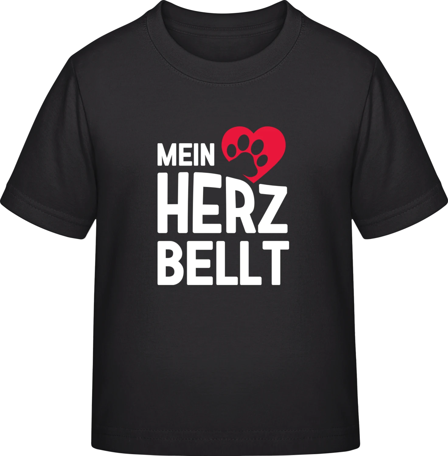 Mein Herz Bellt - Black Exact 190 Kids - Front