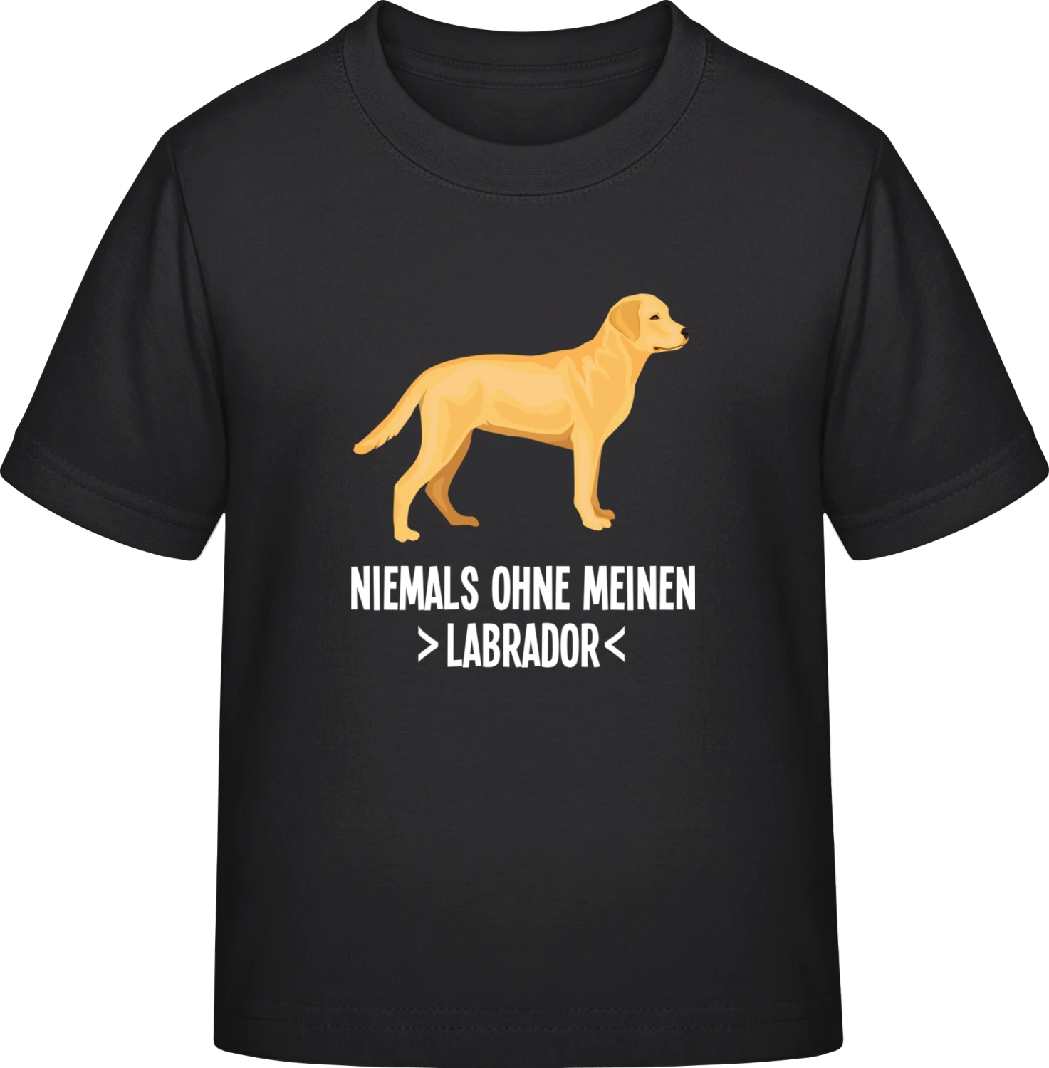 Niemals ohne meinen Labrador - Black Exact 190 Kids - Front