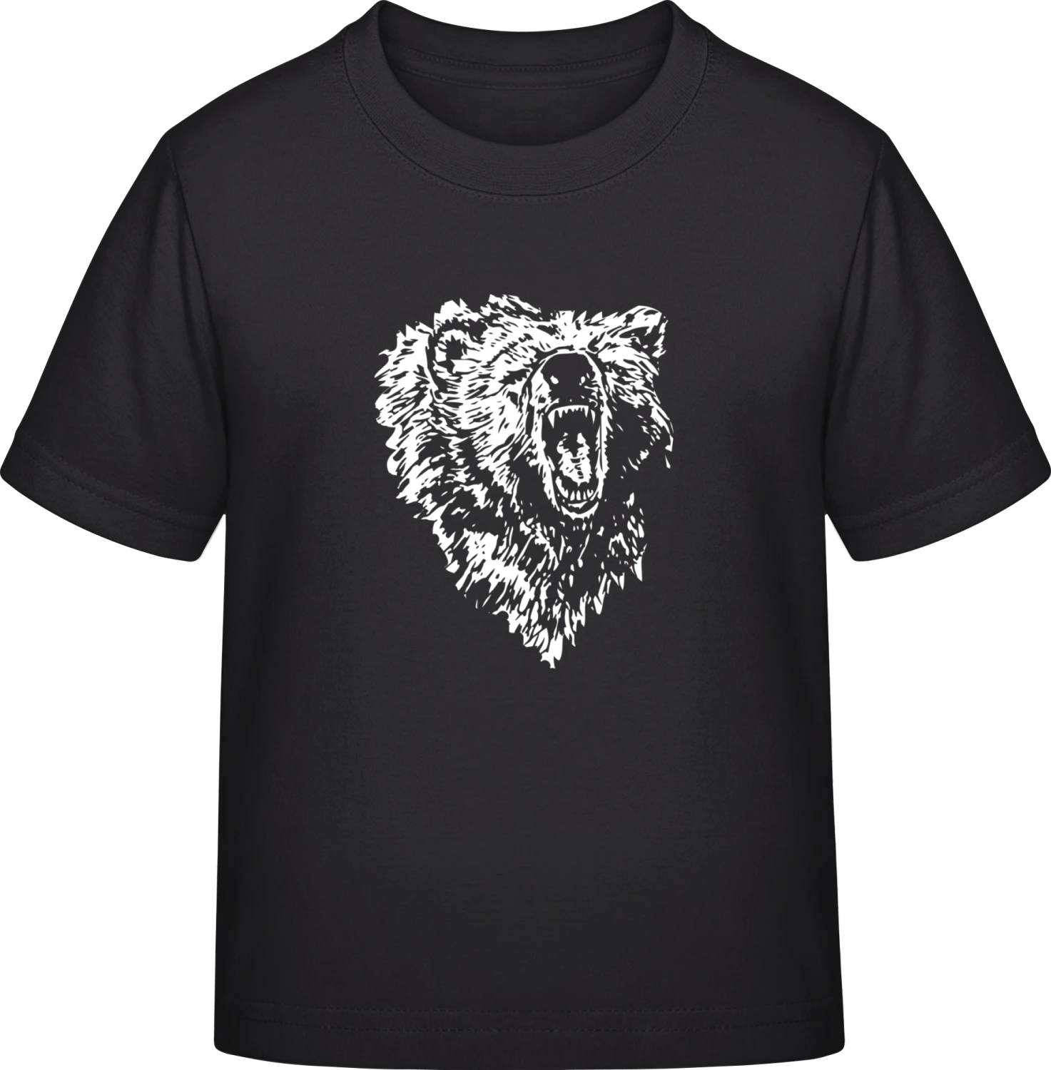 Bear Head Effect - Black Exact 190 Kids - Front