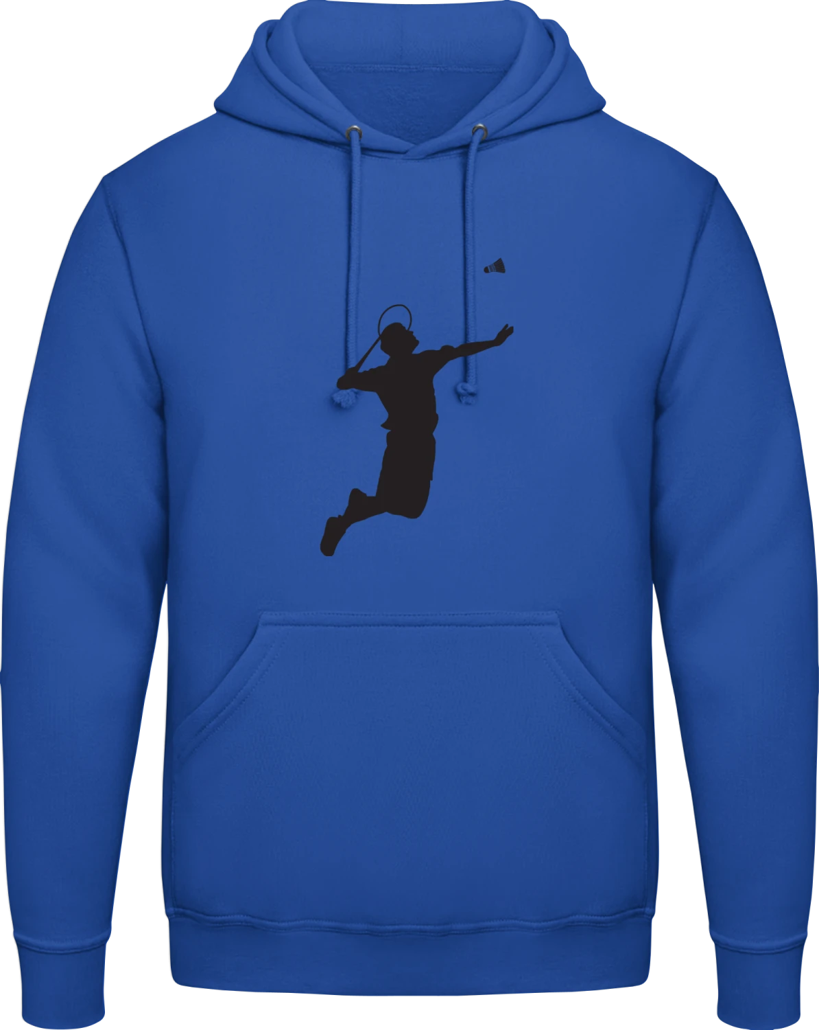 Badminton Player - Royal blue AWDis man hoodie - Front