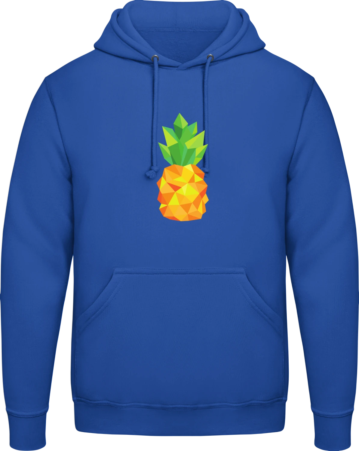 Stylish Pineapple - Royal blue AWDis man hoodie - Front