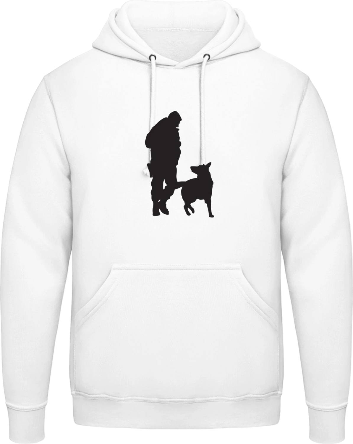 Polizeihund - Arctic white AWDis man hoodie - Front