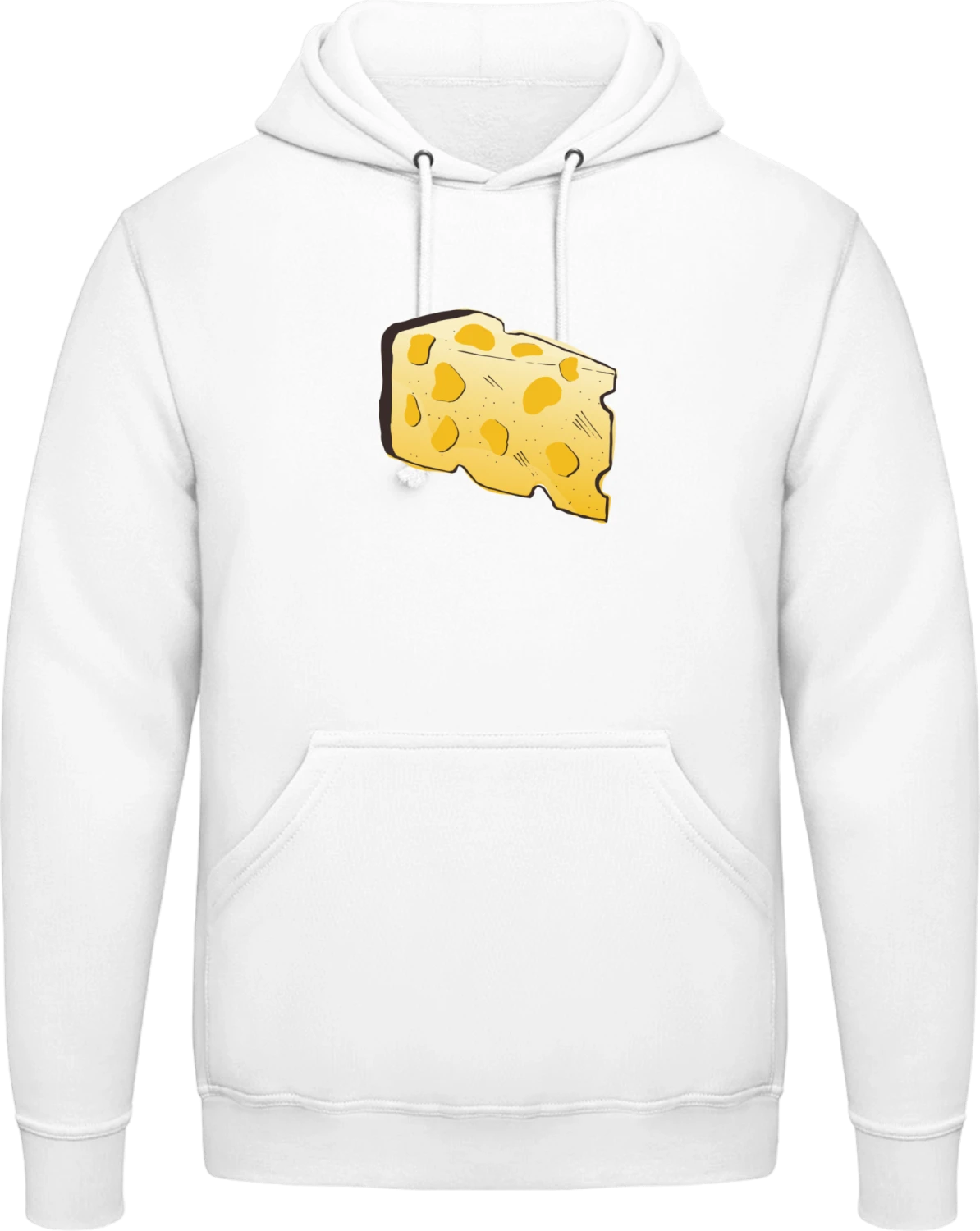 Käse - Arctic white AWDis man hoodie - Front