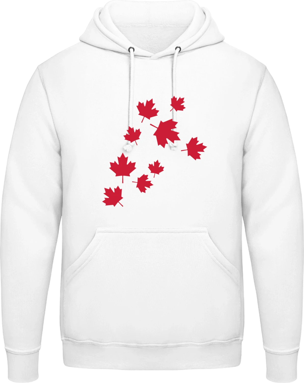 Canada Autumn - Arctic white AWDis man hoodie - Front