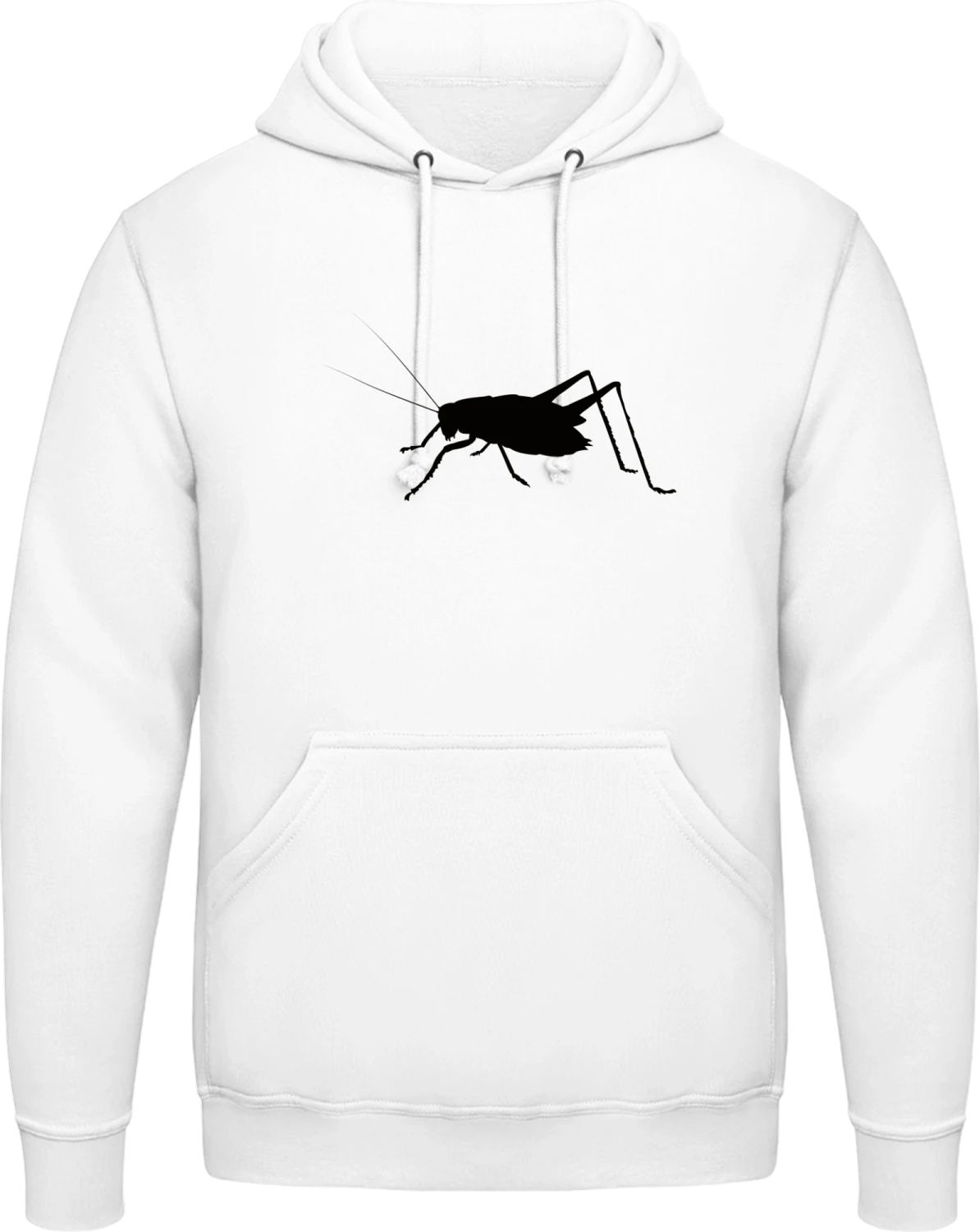 Grashüpfer - Arctic white AWDis man hoodie - Front