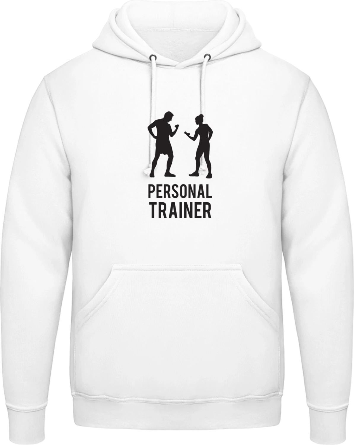 Personal Trainer - Arctic white AWDis man hoodie - Front