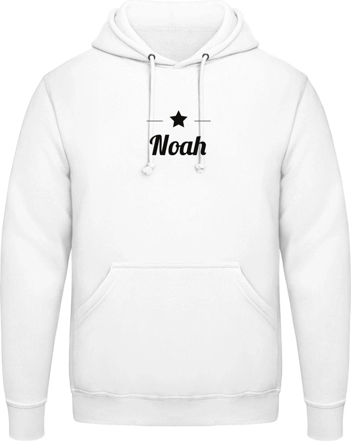 Noah Stern - Arctic white AWDis man hoodie - Front