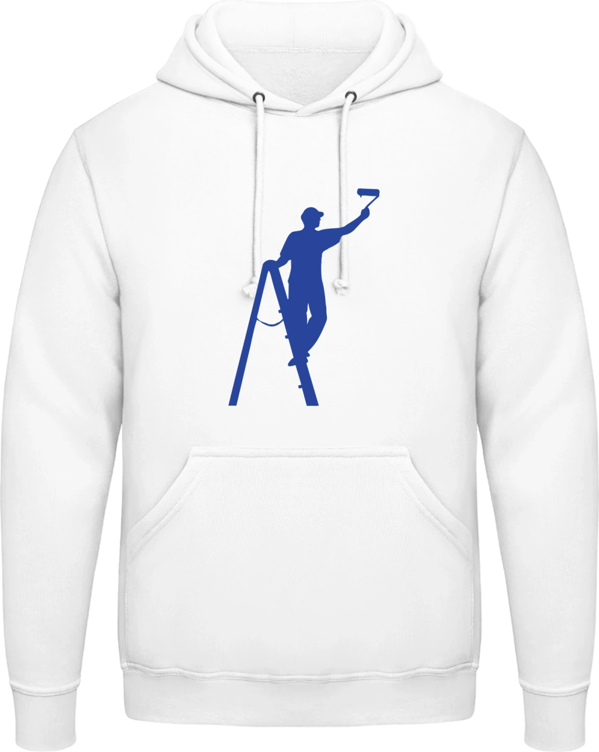 Maler Anstreicher - Arctic white AWDis man hoodie - Front