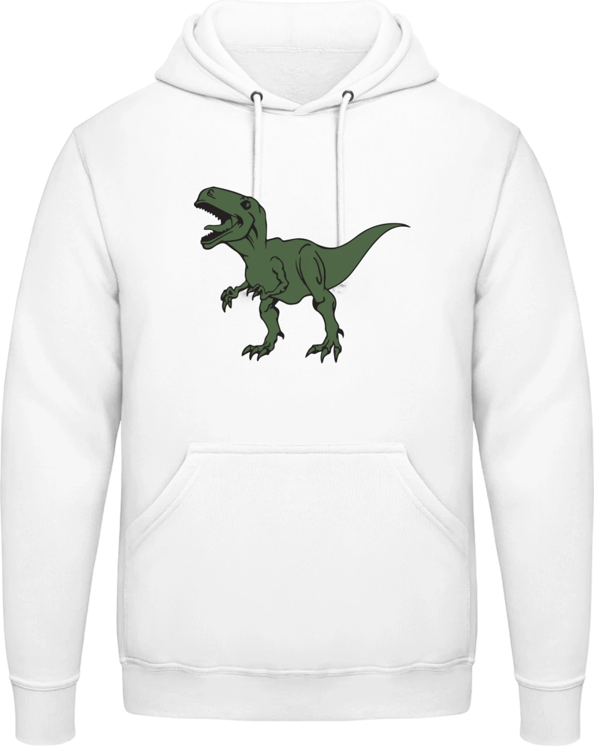 Tyrannosaurus Rex - Arctic white AWDis man hoodie - Front