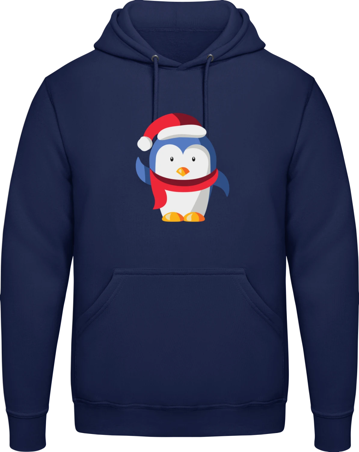 Christmas Penguin - Front_Oxford navy