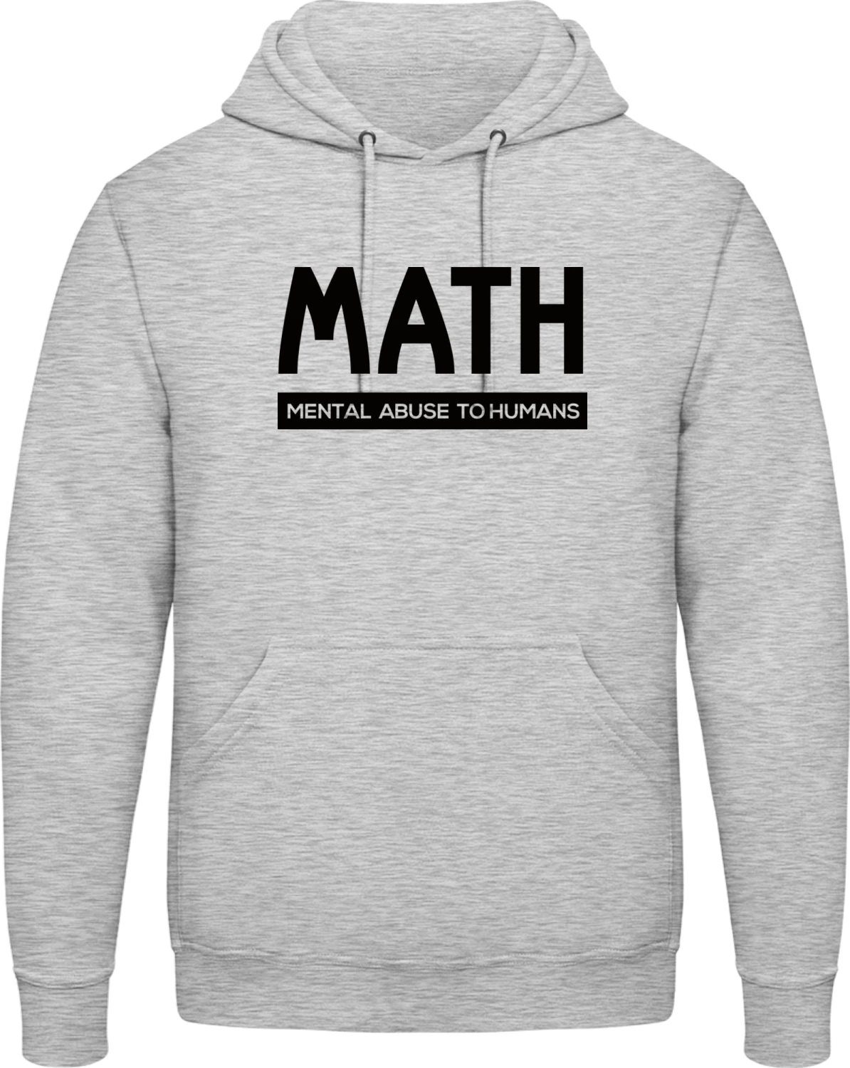 MATH Mental Abuse To Humans - Front_Heather Grey