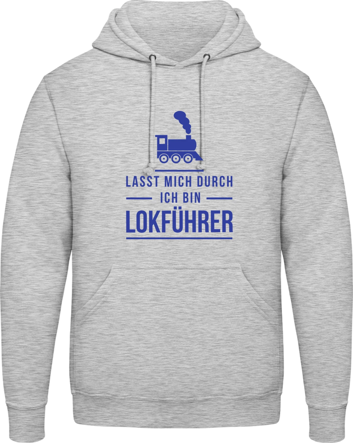 Lasst mich durch ich bin Lokführer - Front_Heather Grey