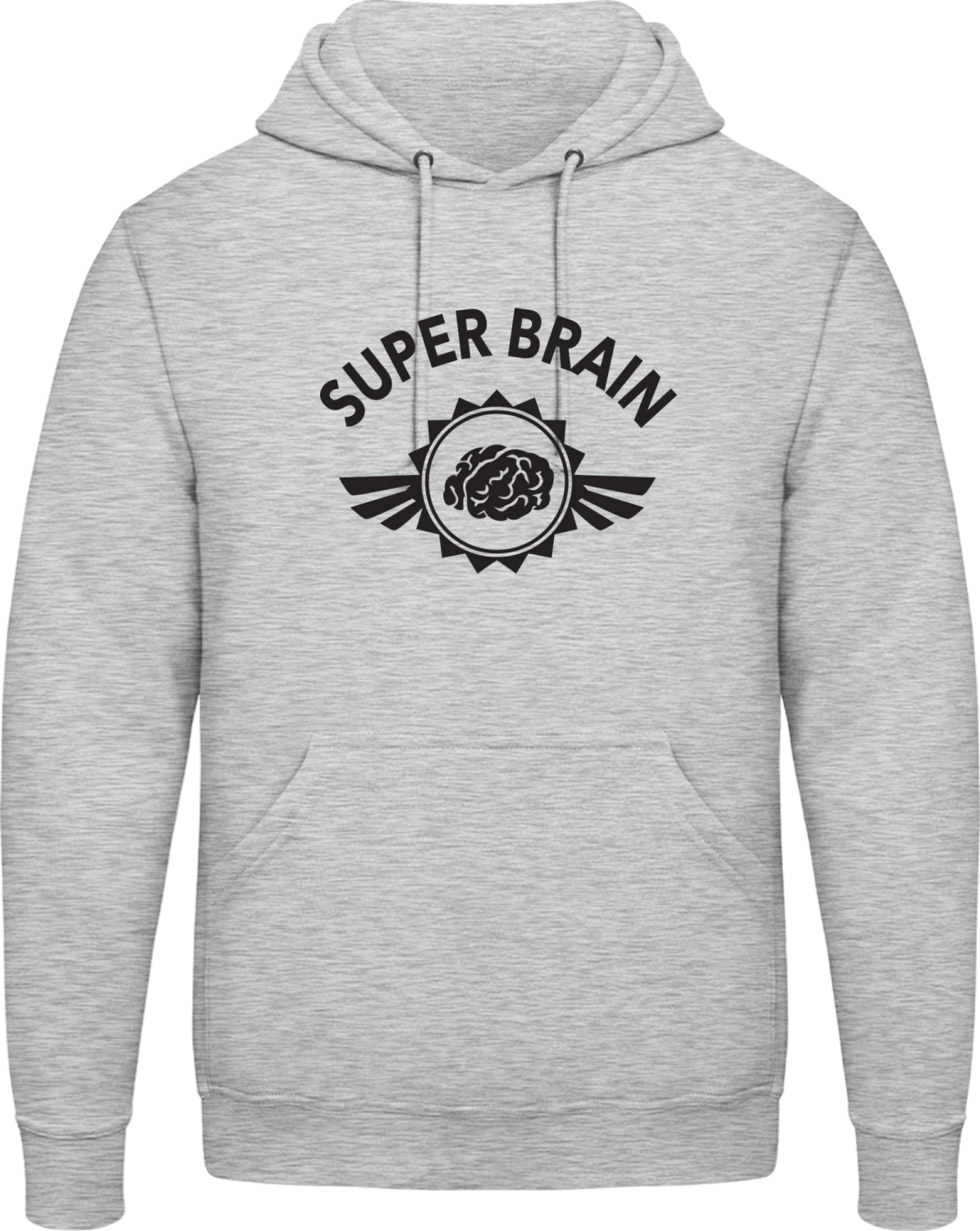 Super Brain - Front_Heather Grey