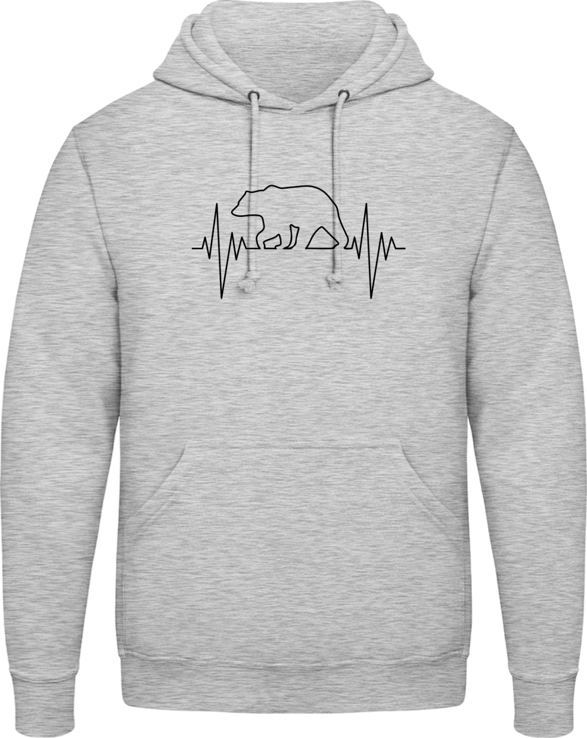 Bear Pulse - Front_Heather Grey