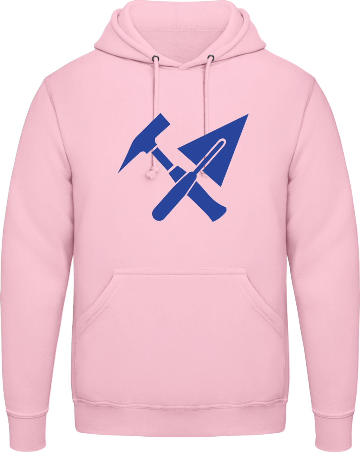 Maurer Kitt - Baby pink AWDis man hoodie - Front