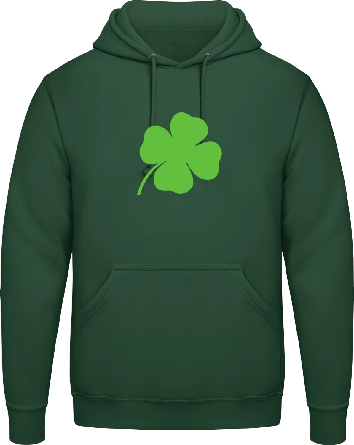 Kleeblatt - Bottle Green AWDis man hoodie - Front