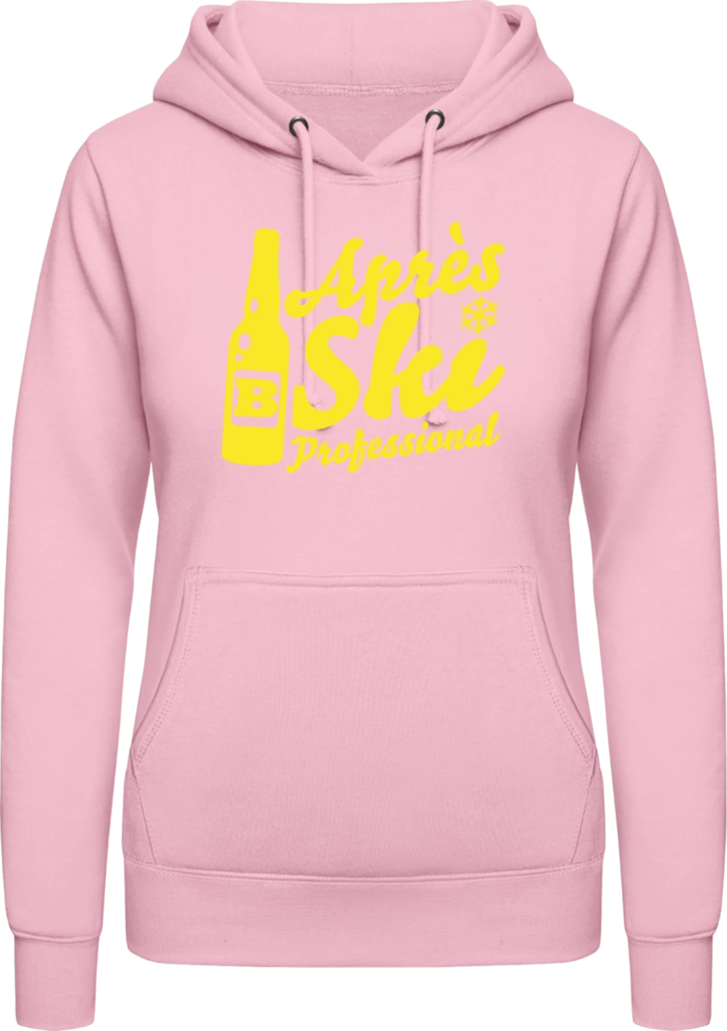 Après Ski Professional - Baby pink AWDis ladies hoodie - Front